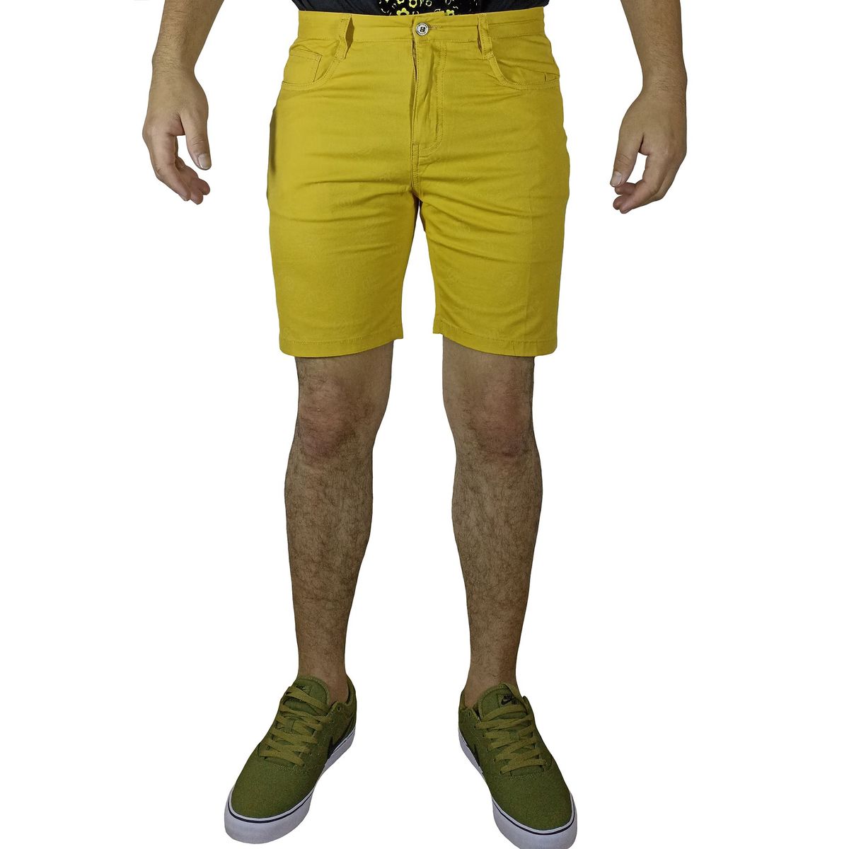 GENERICO - Bermuda Moda Drill Para Hombre - Amarillo