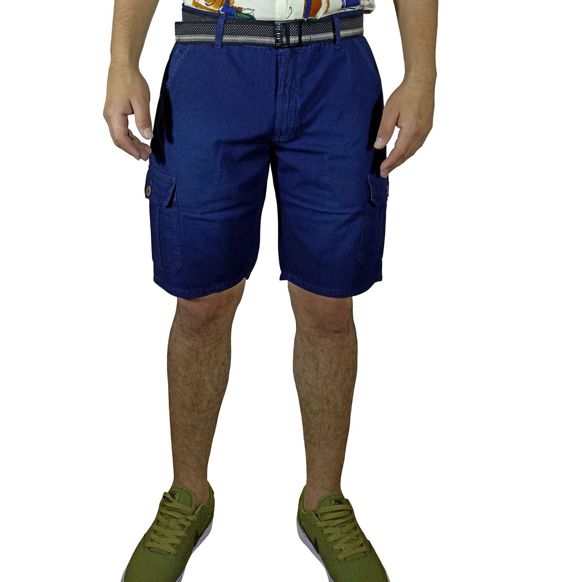 GENERICO - Bermuda Jean Moda Para Hombre - Azul