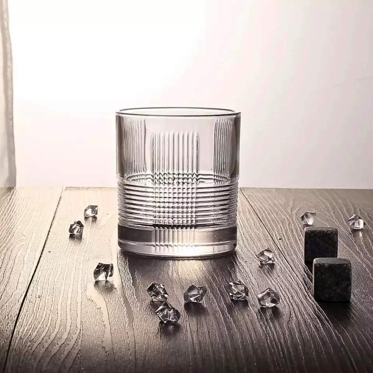 GENERICO - Jgo 6 vasos de tragos cortos, whiskera, tequila, vodka 330 ml