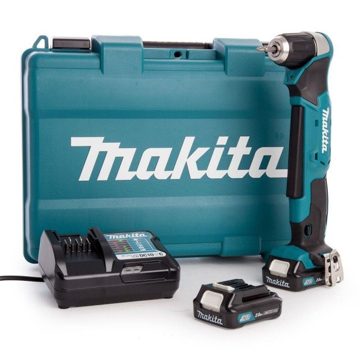 MAKITA - Taladro Atornillador Angular 3/8'' 12V 2 Bat 2.0 Ah DA333DSAE Makita