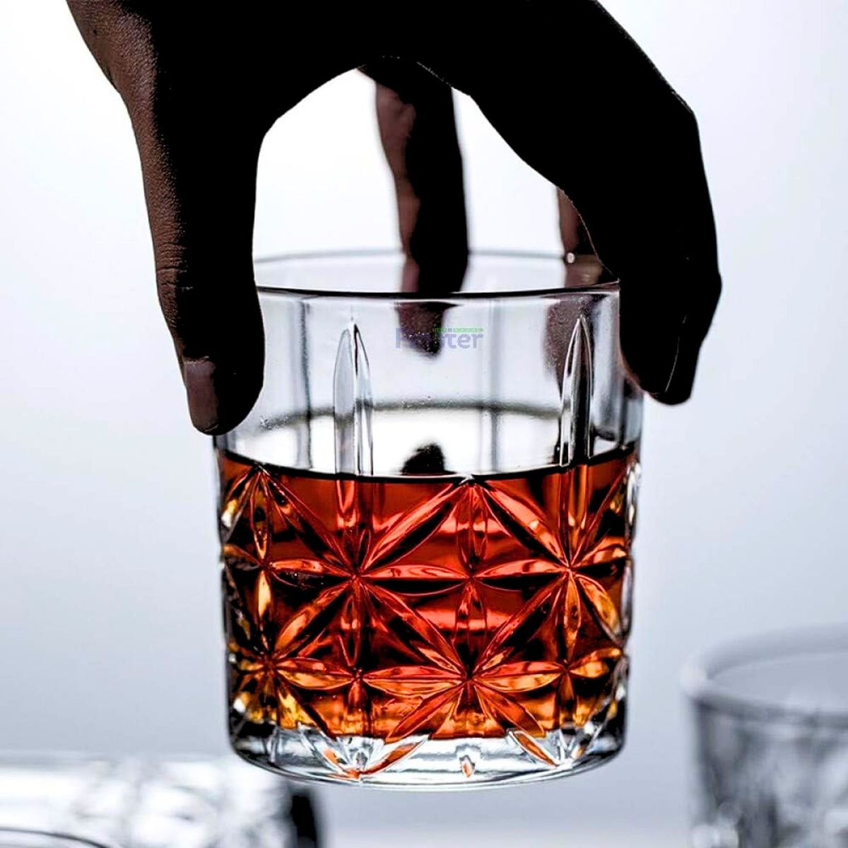 CHINA GLAZE - Jgo vasos cortos para tragos, whiskera, cóctel, tequila, vodka 320 ml