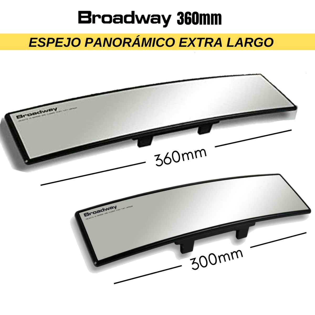 BROADWAY - Retrovisor Panorámico Extra Largo - 4x4 Pickups Camionetas