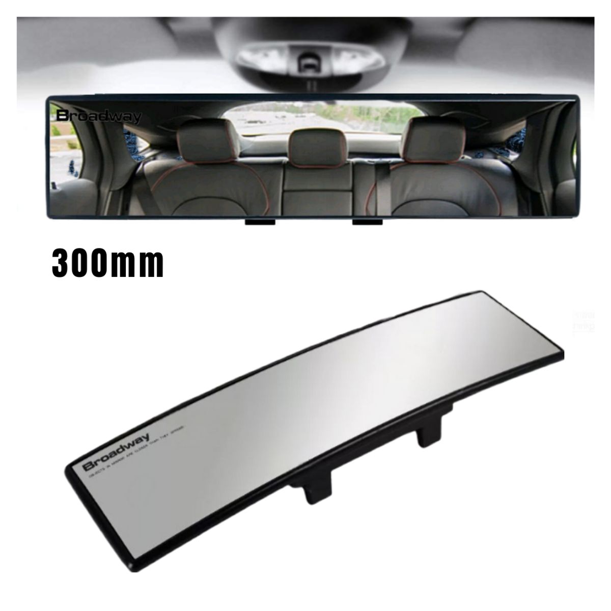 BROADWAY - Espejo Retrovisor de Punto Ciego de 300mm Curvo Broadway - BW747