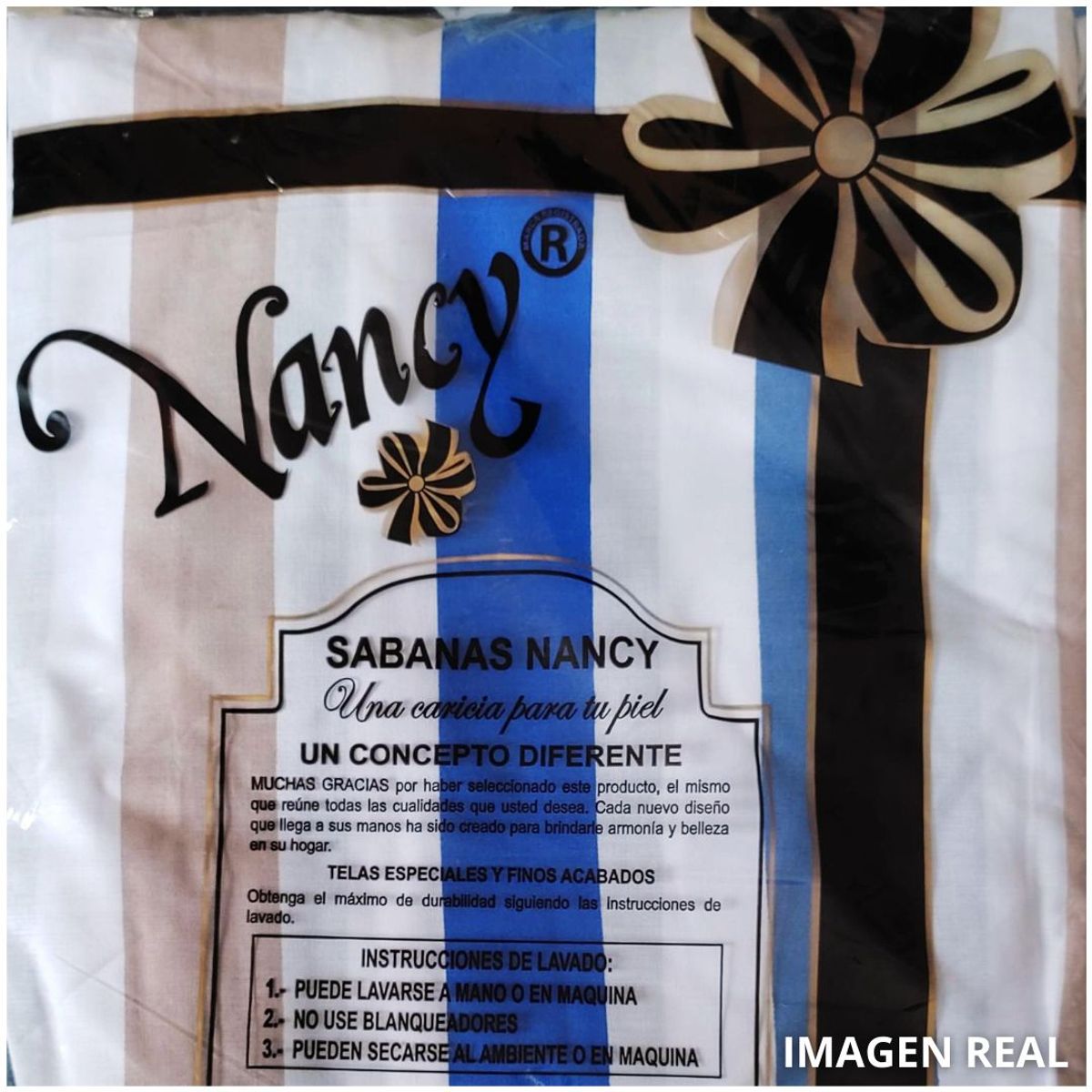 INSPIRA MARKET - Juego de sábanas ecuatorianas Sábanas Nancy 2 plazas