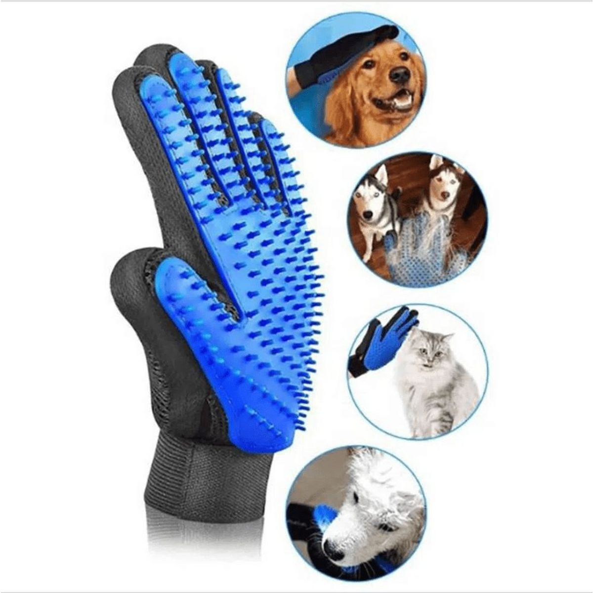 GENERICO - Guante quita pelusas para mascotas
