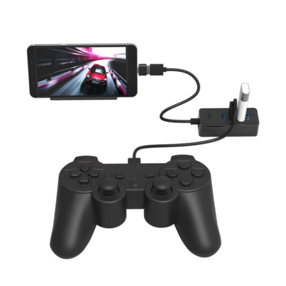 ORICO - Hub Orico 4 Puertos W5p-u3 Usb 3.0 Cable 100cm