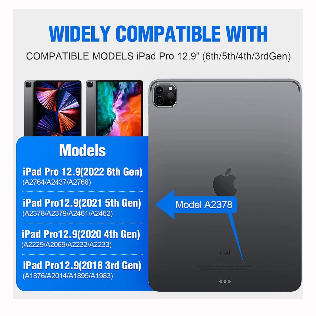 NILLKIN - Funda Teclado Para iPad Pro 12.9 De 4ta 5ta 6ta Generación