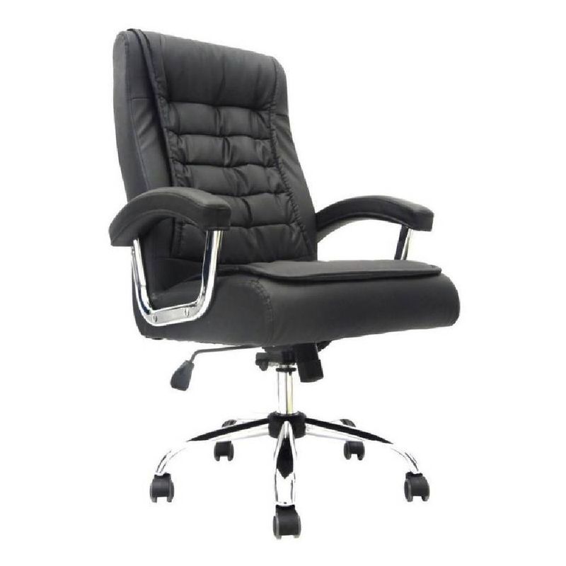 MOBELART - Silla de Oficina Presidente Shiny SG Negro möbelArt