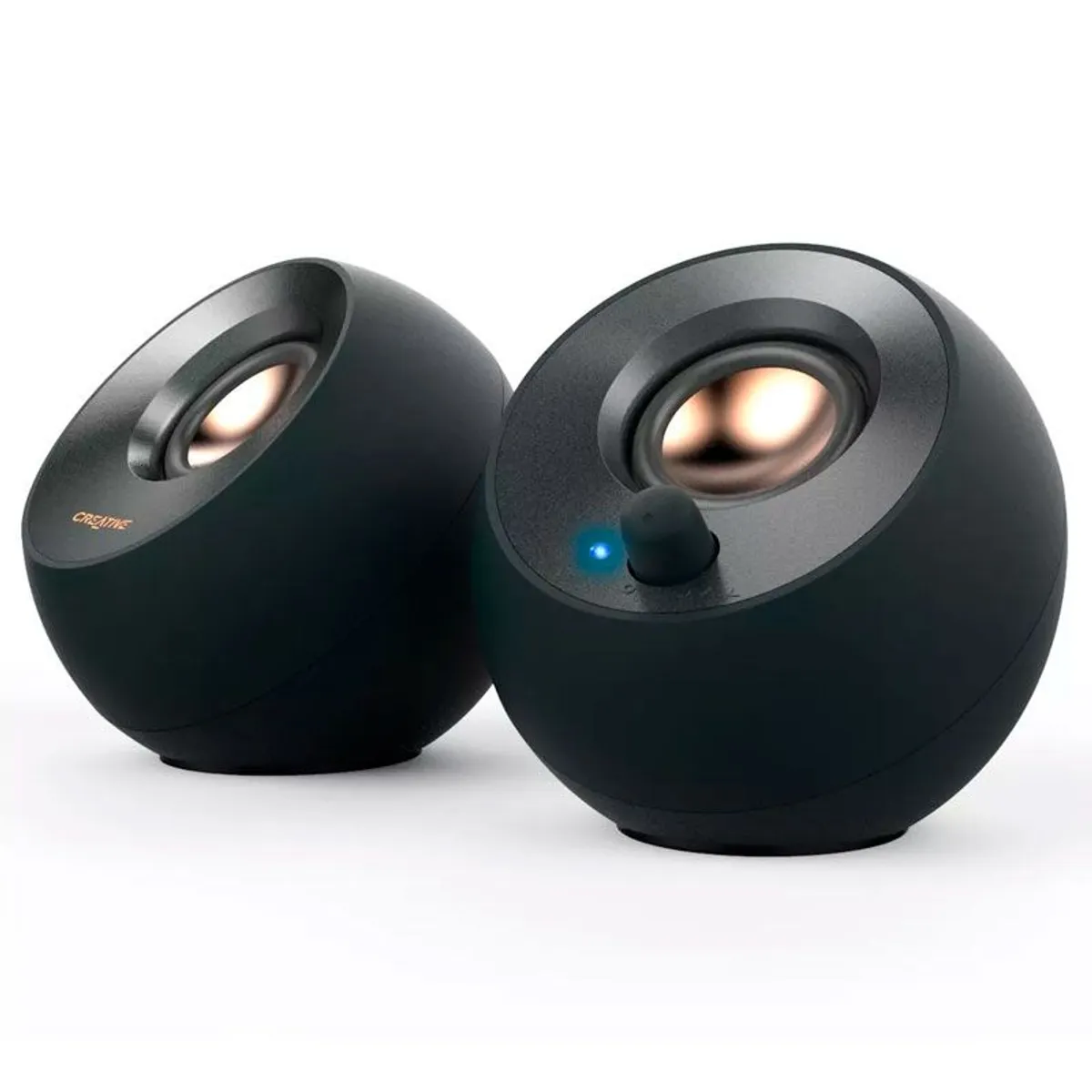 CREATIVE - Parlante Creative Pebble 2.0 Negro USB moderno de escritorio