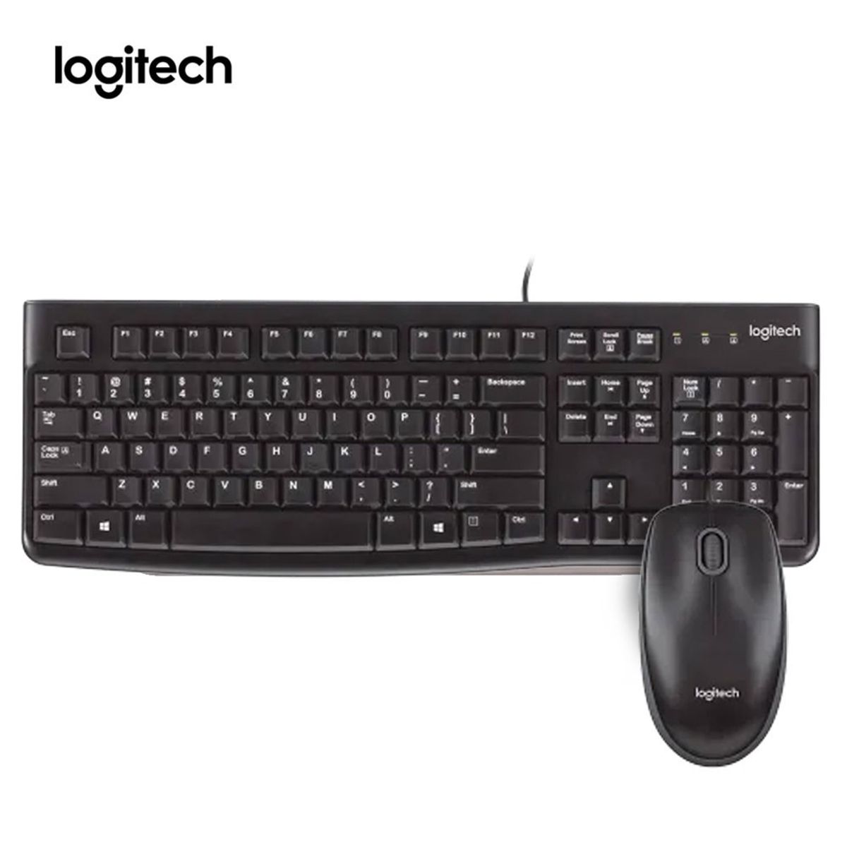 LOGITECH - Kit Teclado Y Mouse Logitech MK120 Alambrico USB