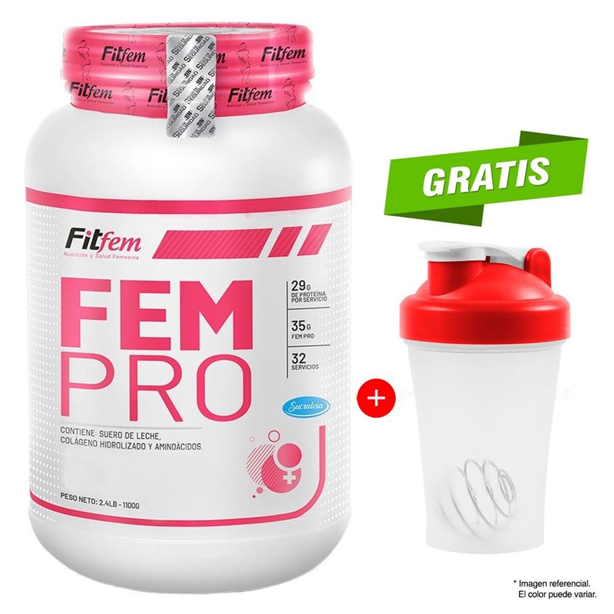FITFEM - Fem Pro 1100Gr - 1.1 KG Protein Fit Chocolate
