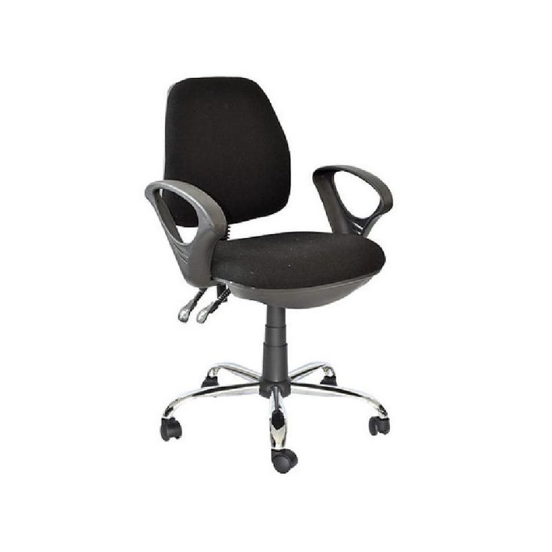 MOBELART - Silla de Oficina Operativa Lee Reclinable Negro möbelArt