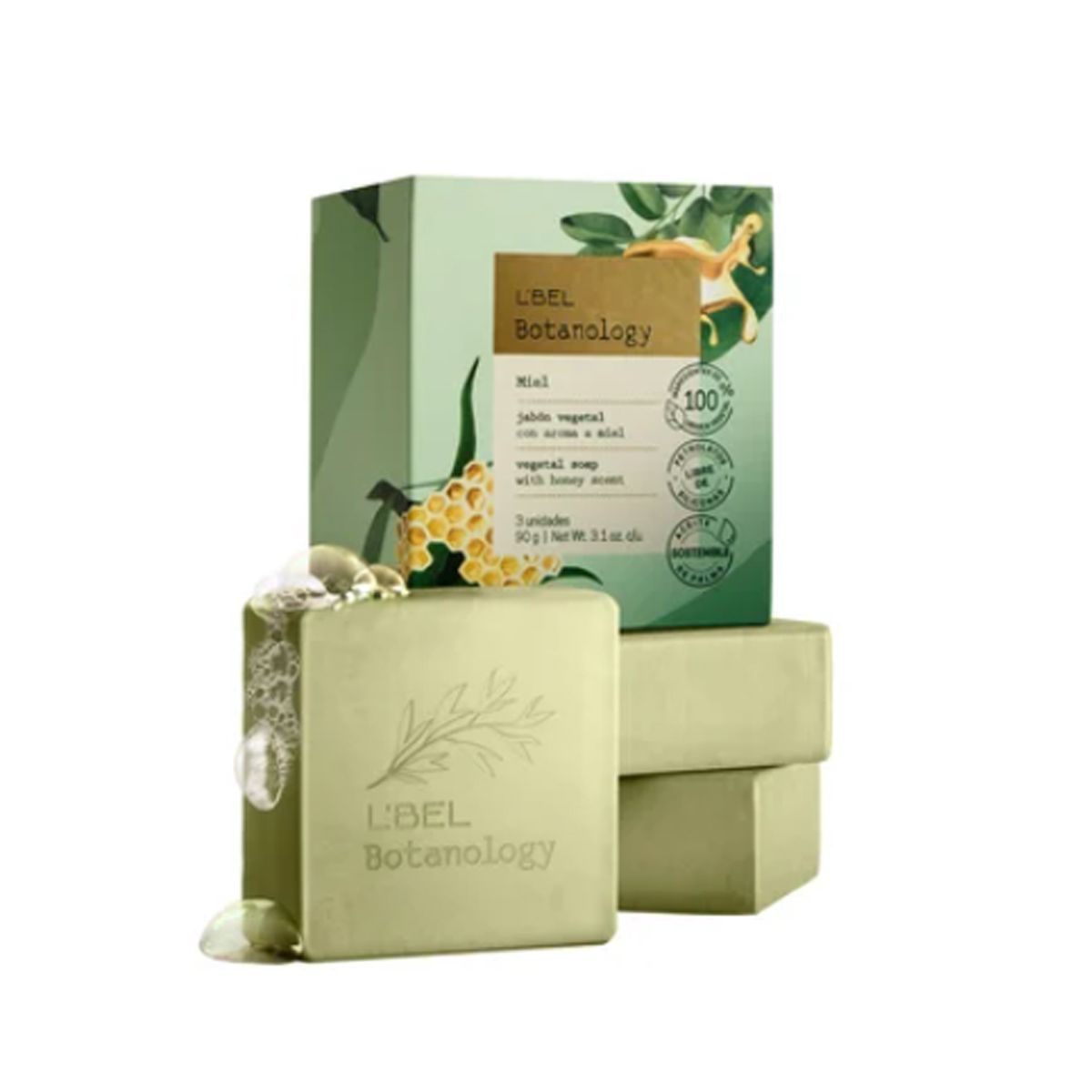 LBEL - Botanology Jabones Miel 3und x 90g
