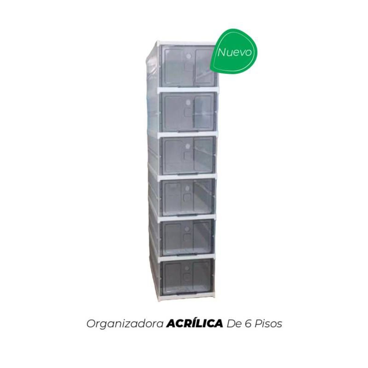GENERICO - Organizadora Acrílica De 6 Pisos