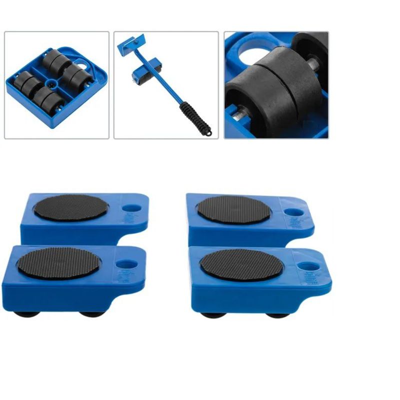 GENERICO - ELEVADOR MANUAL PARA MUEBLES YO EQUIPOS DEL HOGAR - AZUL