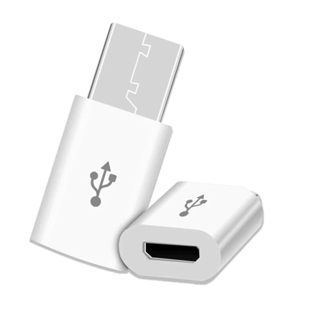 OEM - Adaptador Conector Micro USB V8 Hembra a Tipo C Macho