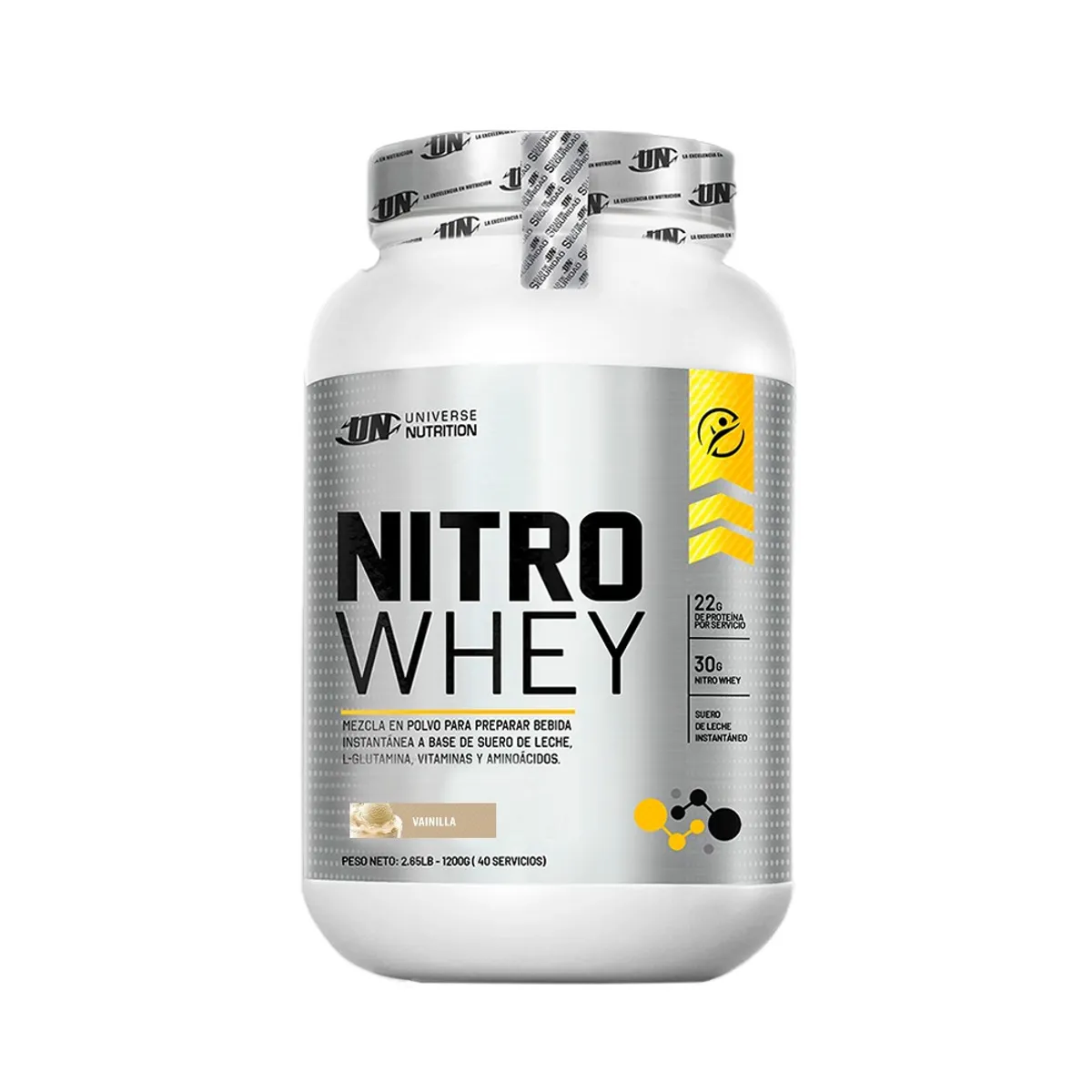 UNIVERSE NUTRITION - NITRO WHEY 1.1 KG VAINILLA MÁS SHAKER