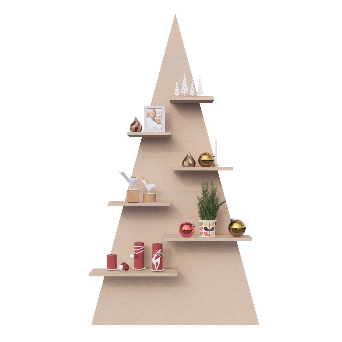 MOVENDA - Arbol de Navidad Siamo 185cm Movenda MDF