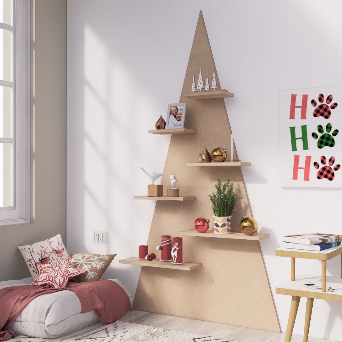 MOVENDA - Arbol de Navidad Siamo 185cm Movenda MDF