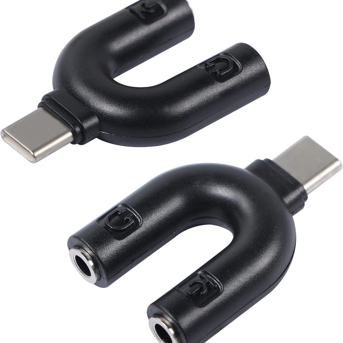 OEM - TIPO C Divisor de Auriculares en Forma de U de 3 pines tipo C Macho