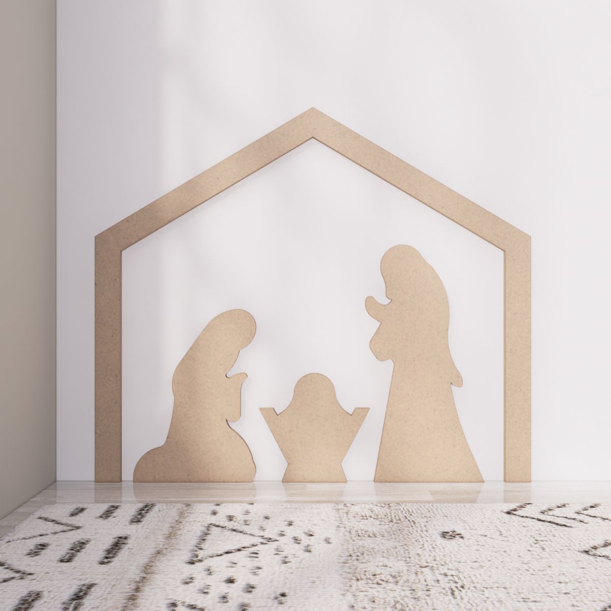 MOVENDA - Nacimiento Navideño Vieni 80cm Movenda MDF