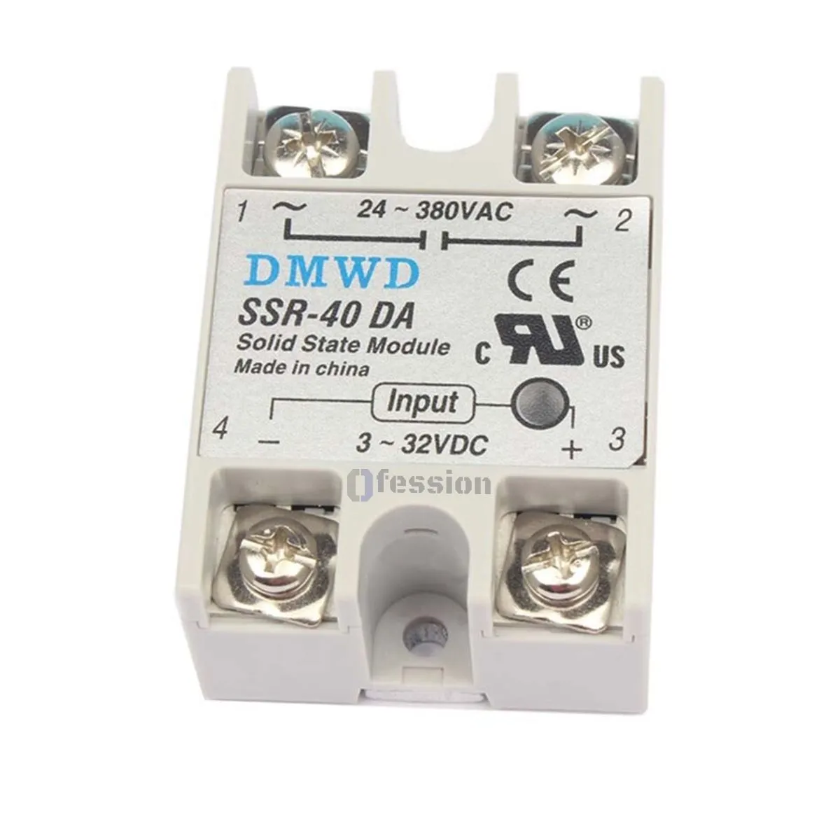 GENERICO - Rele de estado solido 40A relay SSR 40DA Relevador 220v
