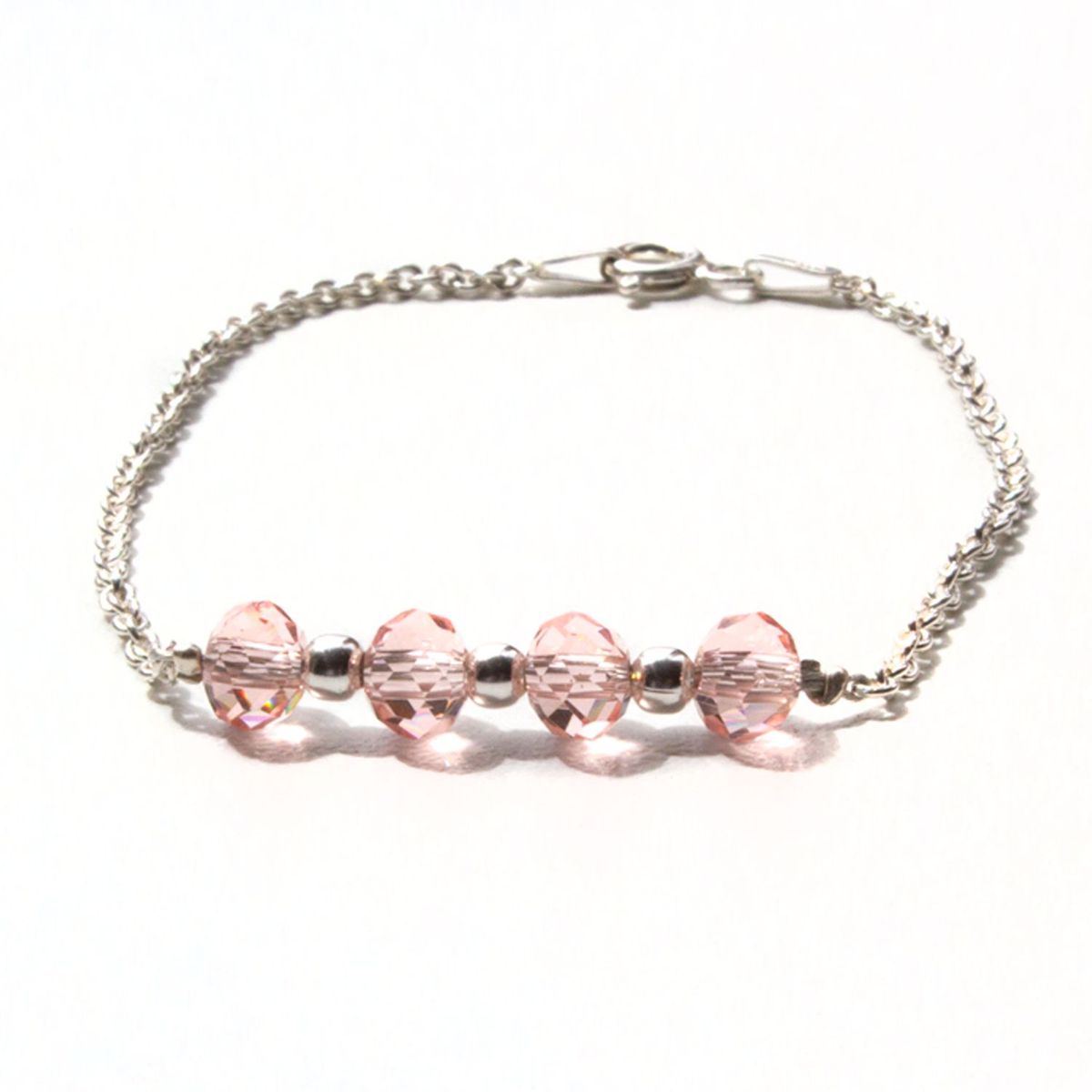 GENERICO - Pulsera con Cristal Murano y Detalles en Plata 950