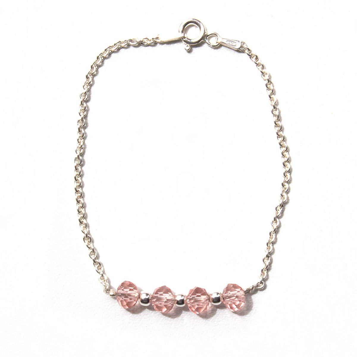 GENERICO - Pulsera con Cristal Murano y Detalles en Plata 950