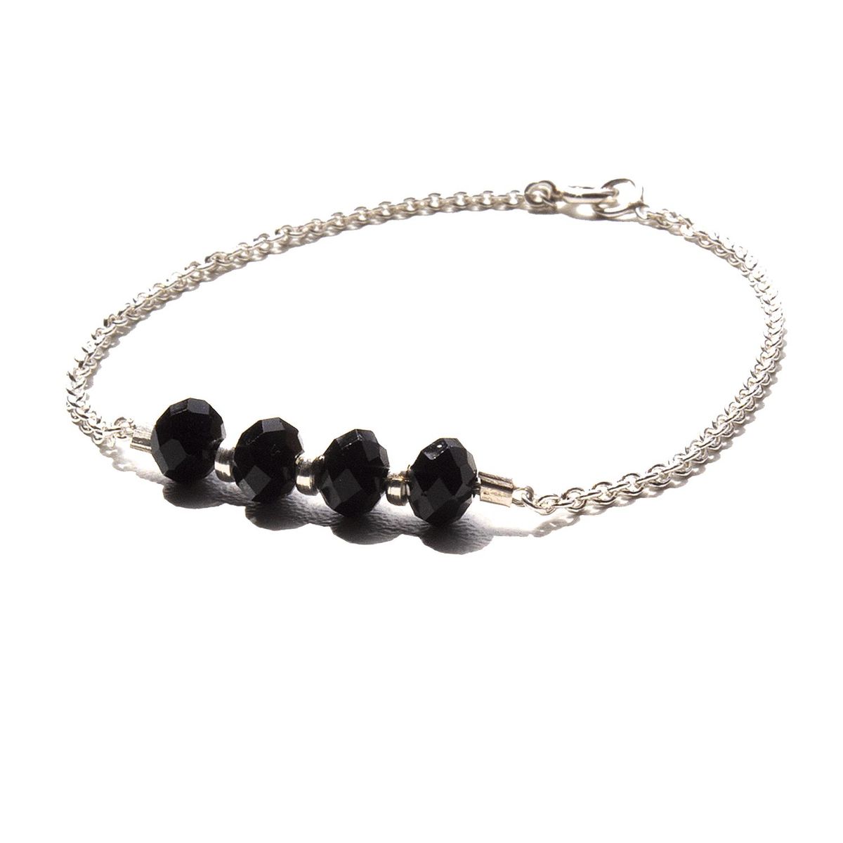 GENERICO - Pulsera con Cristal Murano y Detalles en Plata 950