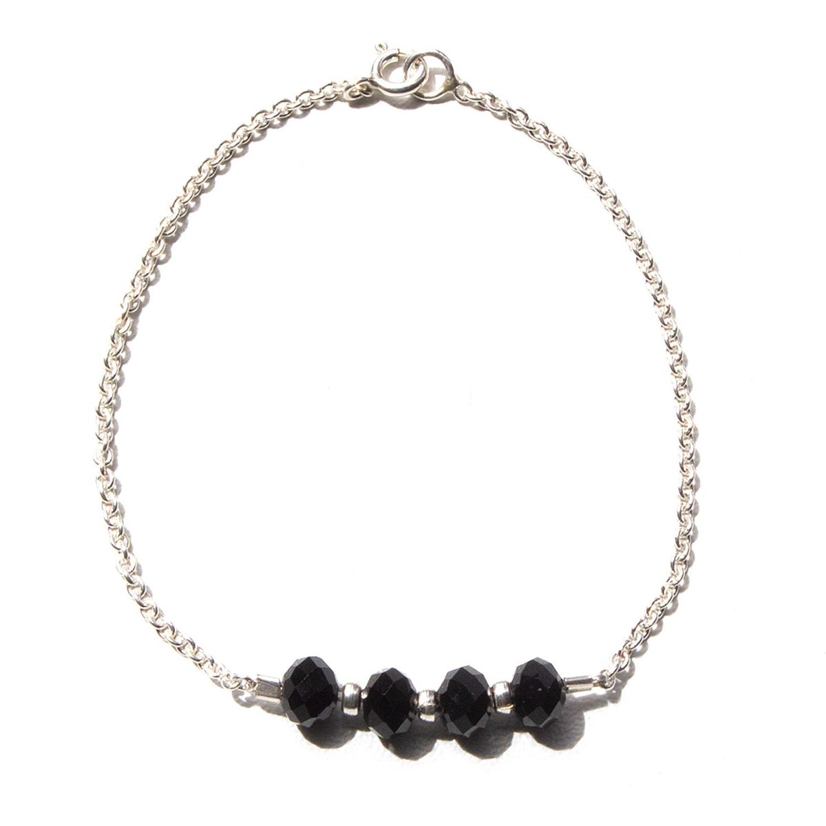 GENERICO - Pulsera con Cristal Murano y Detalles en Plata 950