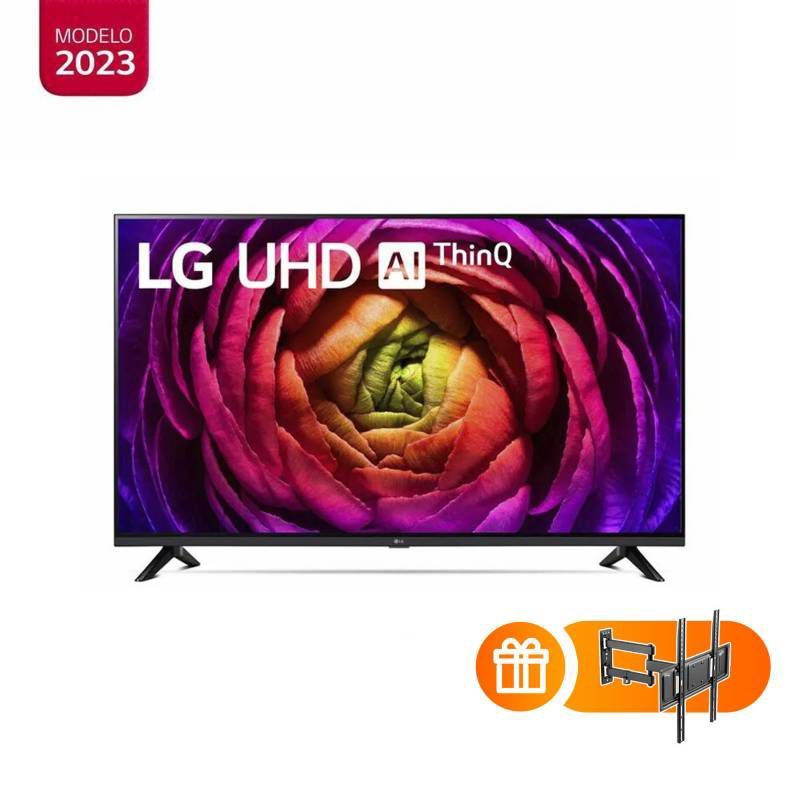 LG - Televisor LG 50 Pulg. LED Smart TV UHD 4K con ThinQ AI 50UR7300PSA l Rack Movil