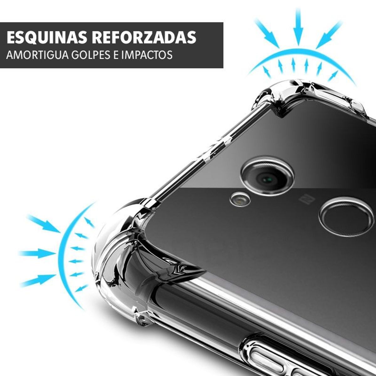 GENERICO - Funda Protector Case REALME GT NEO 2 5G - TRANSPARENTE ANTI IMPACTO