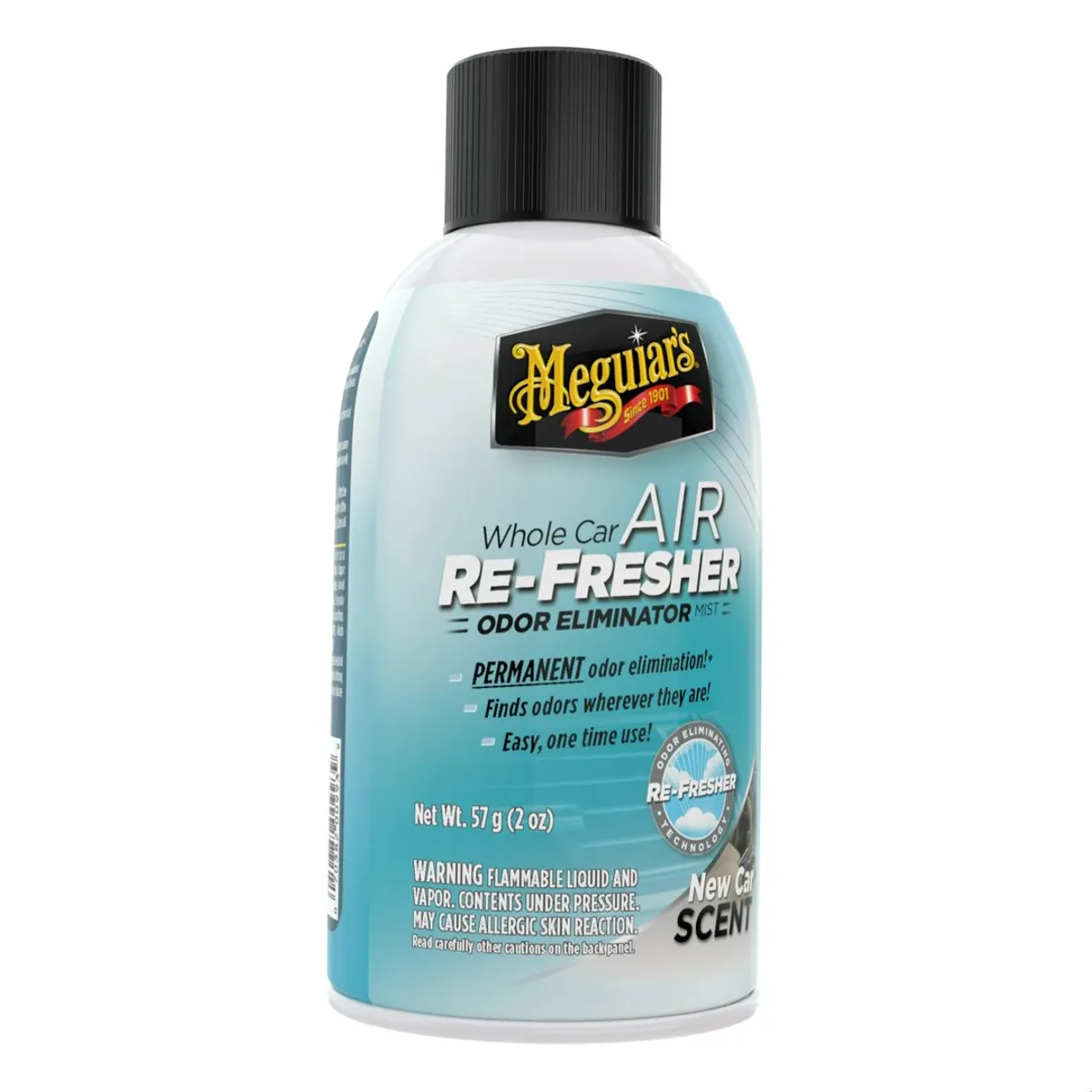 MEGUIARS - Meguiars Air Re-Fresher - Eliminador de Olores Auto Nuevo
