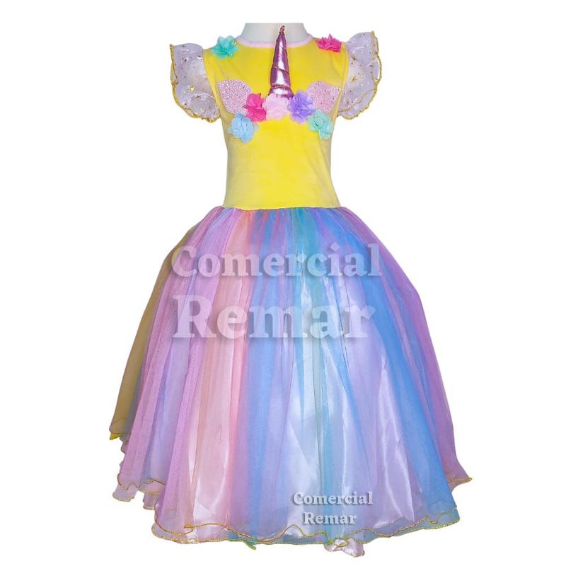 GENERICO - Disfraz Unicornio Vestido para Niña