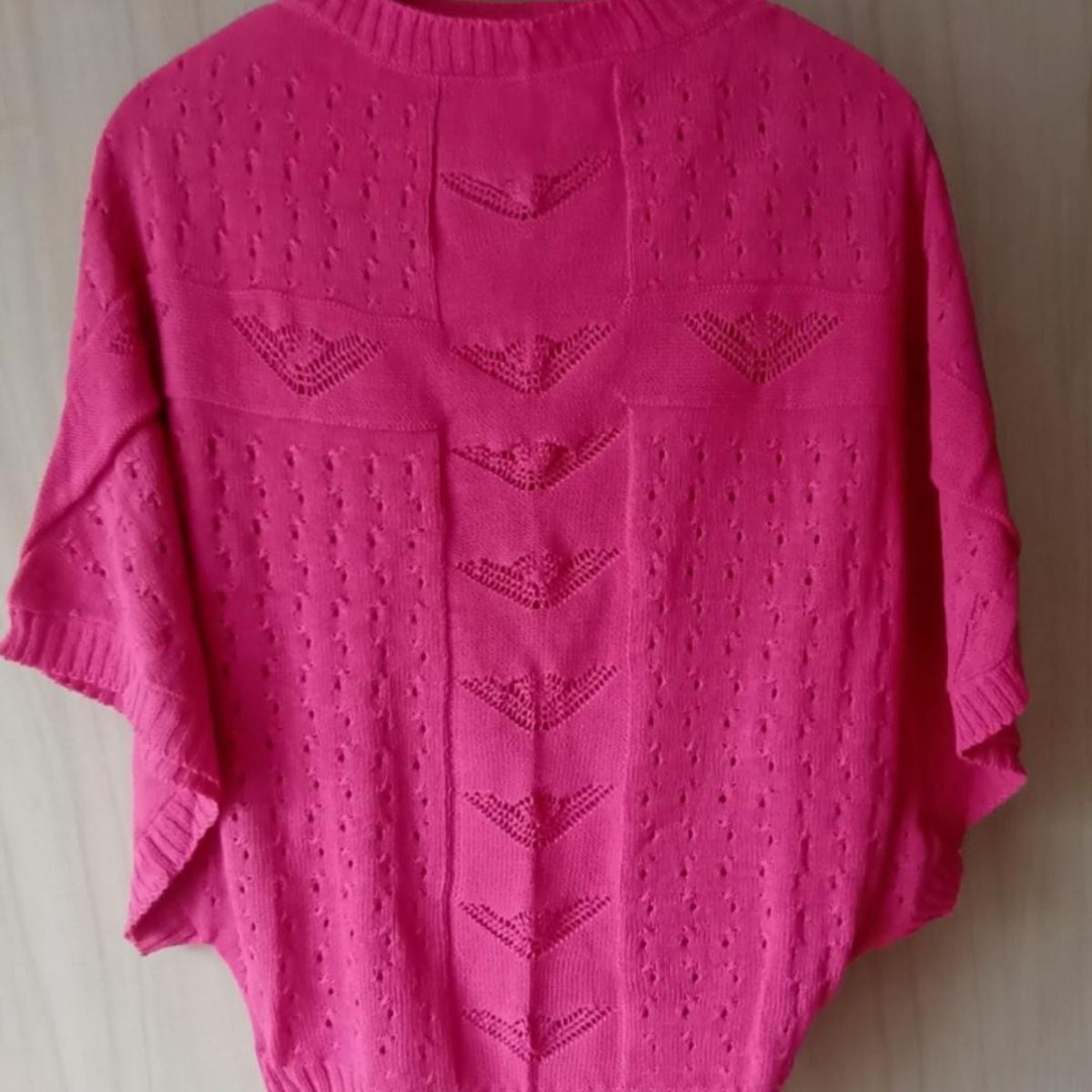 GENERICO - Chompa Calada Color Fucsia Mujer Mandalay Knits