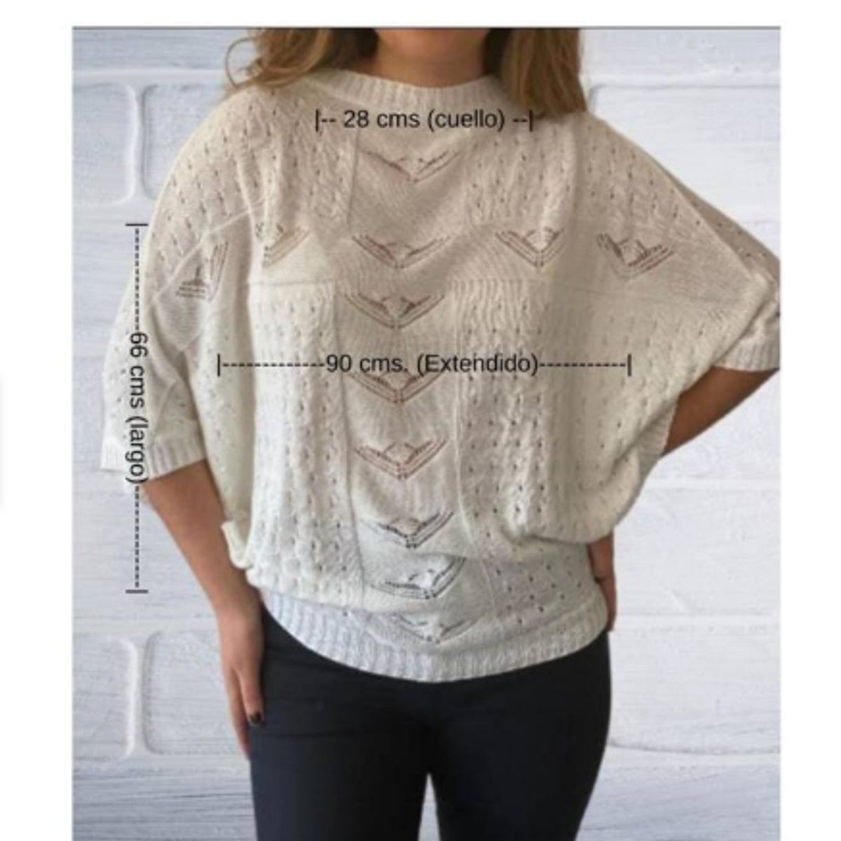 GENERICO - Chompa Calada Color Fucsia Mujer Mandalay Knits