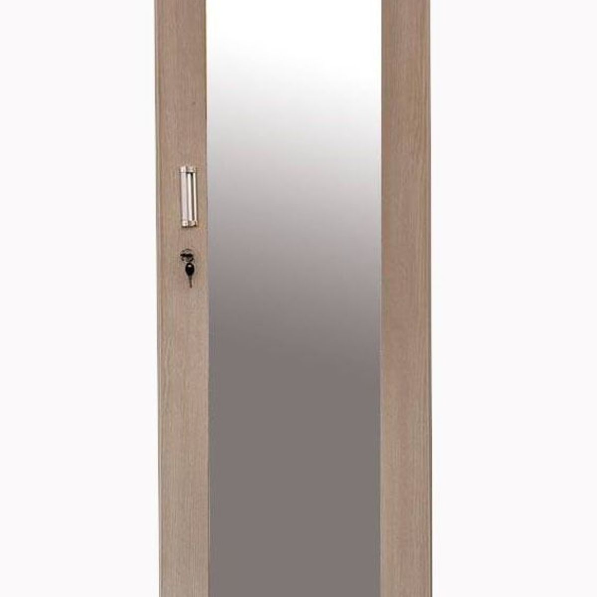 GENERICO - ZAPATERA CON ESPEJO COLOR NEBLINA