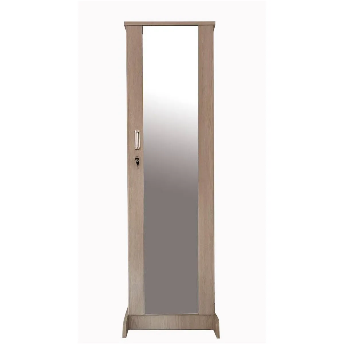 GENERICO - ZAPATERA CON ESPEJO COLOR NEBLINA