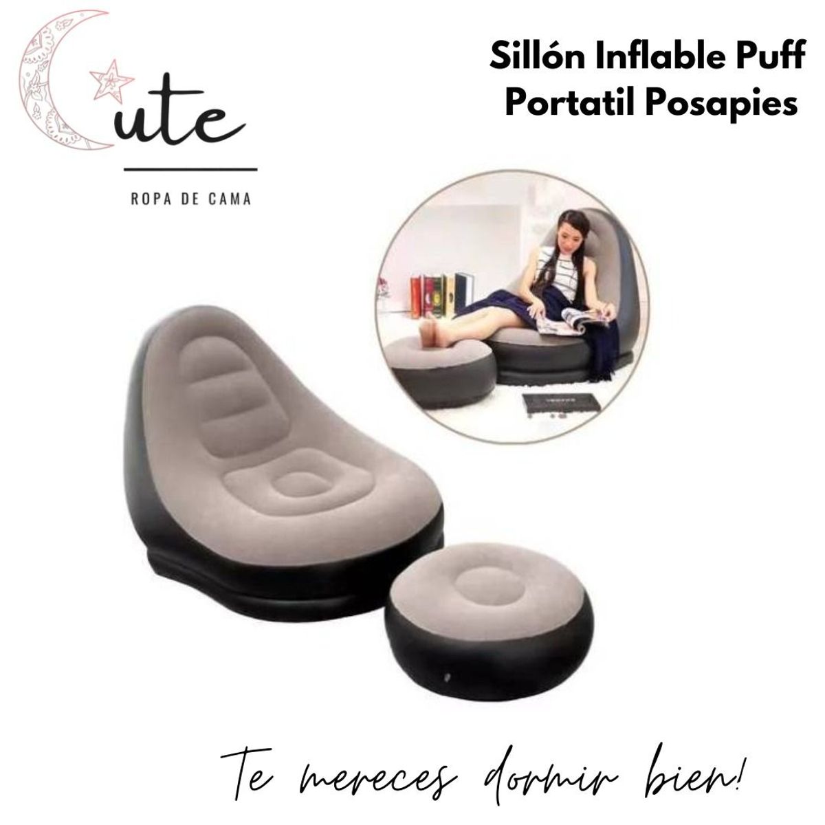 GENERICO - MUEBLE INFLABLE CON APOYO DE PIES