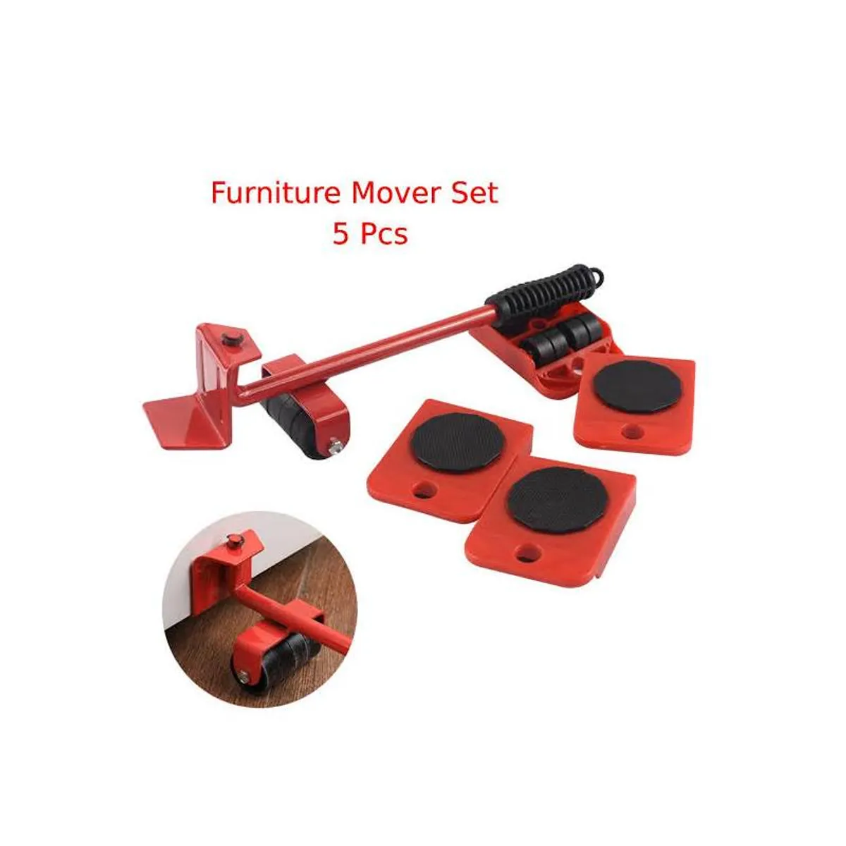 GENERICO - Base Ajustable Kit 4 Ruedas Mover Muebles Lavadora