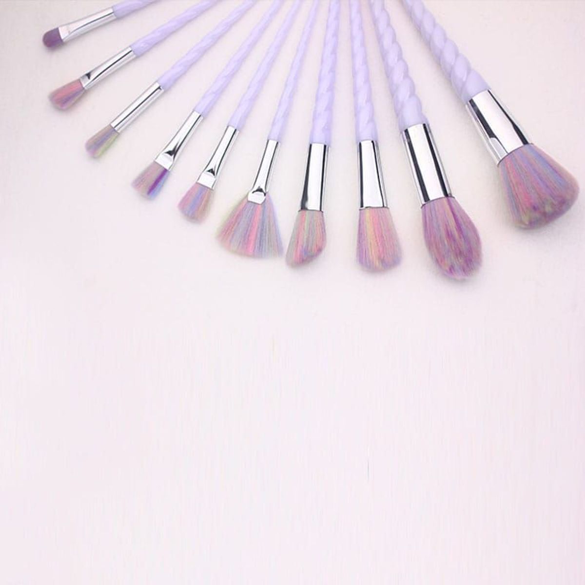 GENERICO - Set de brochas Unicornio - Set 10 piezas