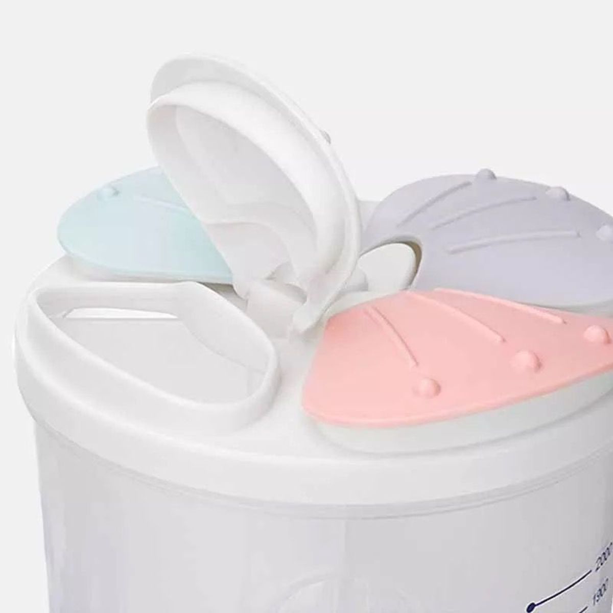 GENERICO - DISPENSADOR DE CEREALES 4 DIVISIONES SET X4