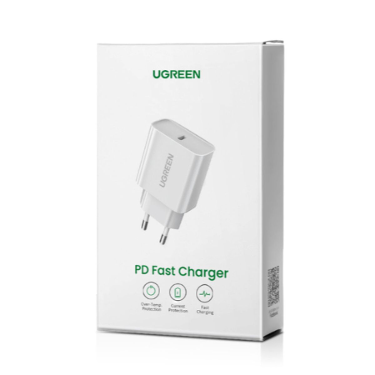 UGREEN - Cargador con Cable Lightning para Iphone - 20w - UGREEN - Blanco