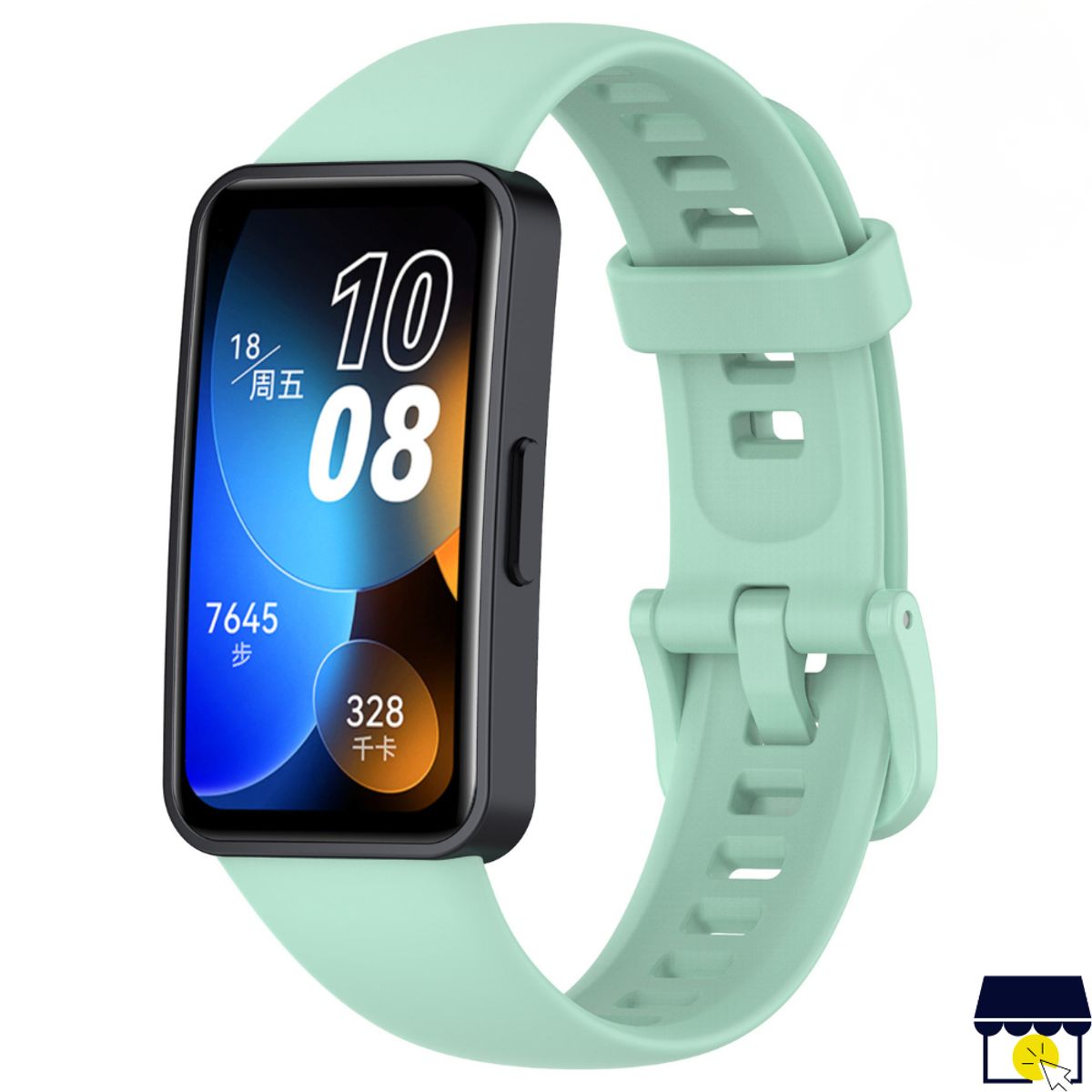 GENERICO - Correa de silicona para Huawei Band 8 / 9 / 10 - Verde 2