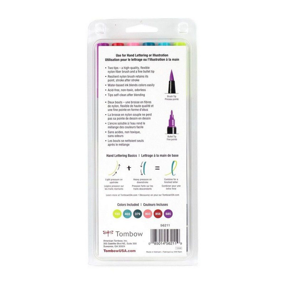 TOMBOW - ABT Dual Brush Pen set 6und Tropical