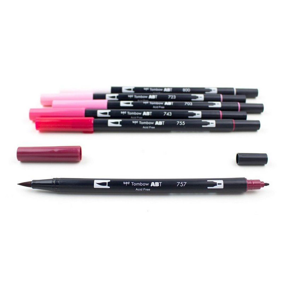 TOMBOW - ABT Dual Brush Pen set 6und Tonos Rosa
