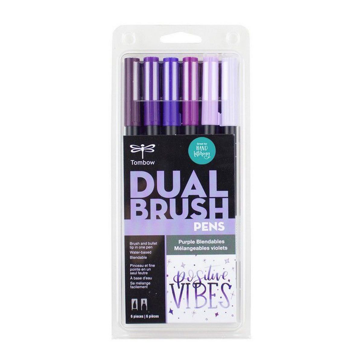 TOMBOW - ABT Dual Brush Pen set 6und Tonos Morado