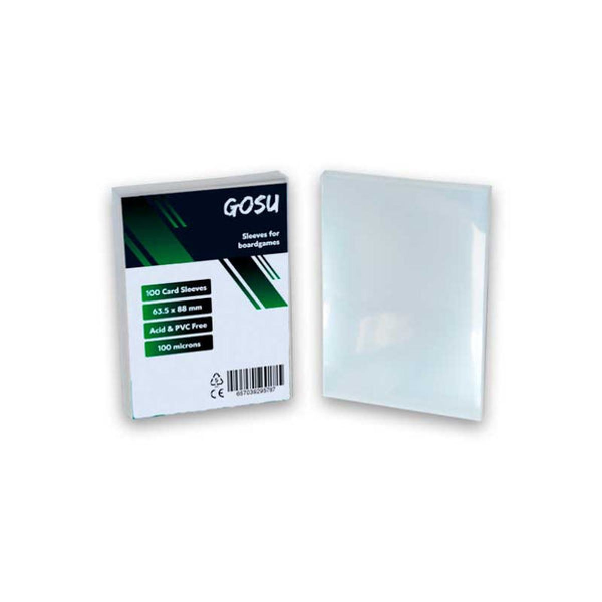 GOSU - FUNDAS PREMIUM 63.5 X 88 MM (100 PCS - 100 MICRAS) - GOSU