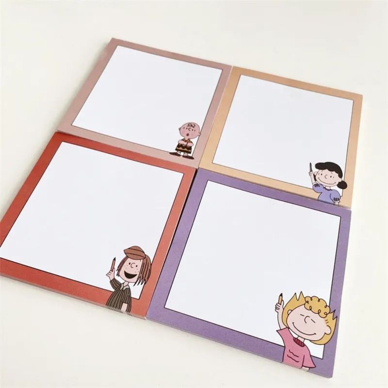 GENERICO - Set de Notas  con diseño 4 packs de 50 unidades