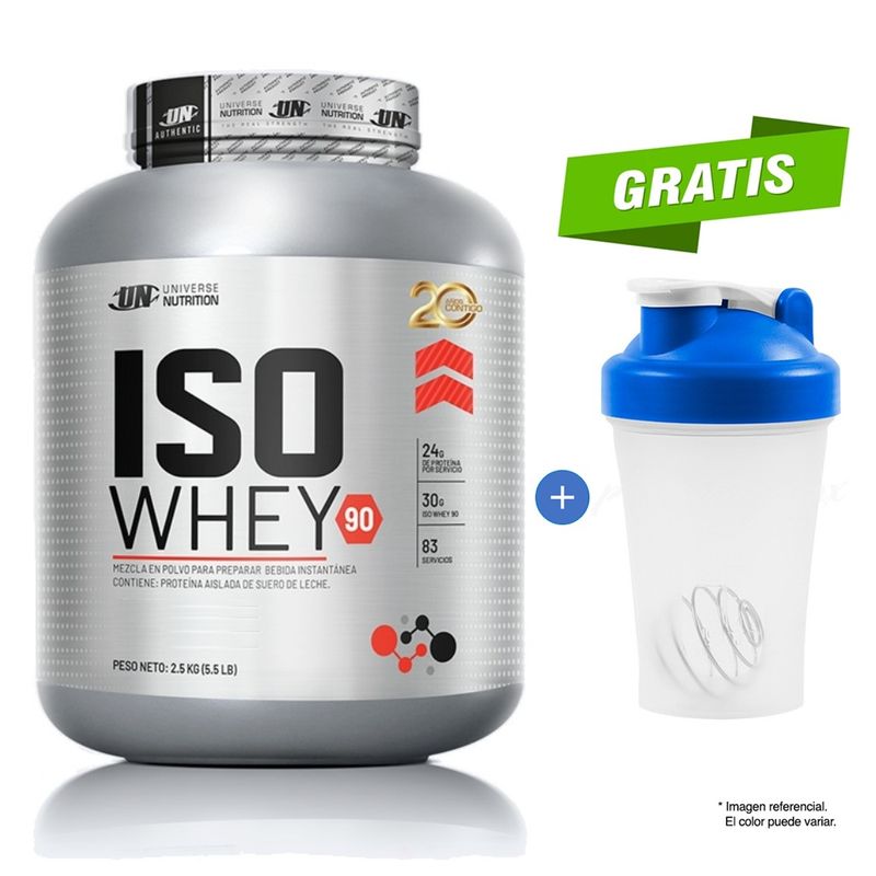 UNIVERSE NUTRITION - ISO WHEY 90 3000gr - UN PROTEÍNA ISOLATADA CHOCOLATE